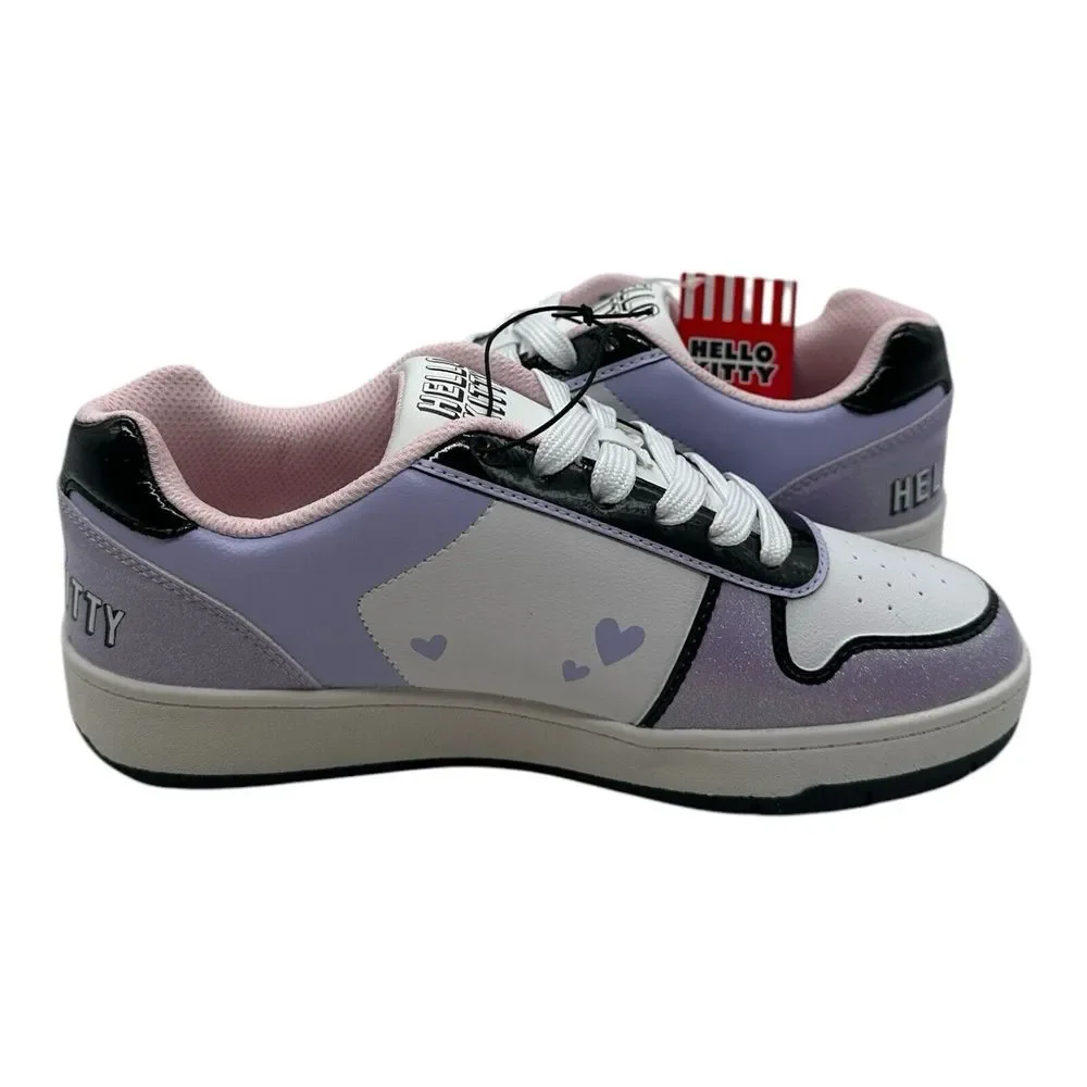 Sanrio Hello Kitty Court Sneakers Women's Size 9 Purple Lace Up‎ Shoes